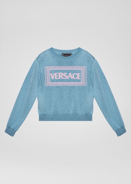 Pulovere Versace Embroidered 90s Vintage Logo Fete | PWNBMQE-54